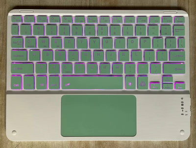 Teclado Bluetooth con Touchpad para Móvil y Tablet - Recargable Inalámbrico - Image 16