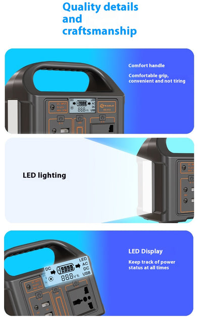 Batería Portátil de Litio para Camping - Estación de Energía Ultrapoderosa - Image 9