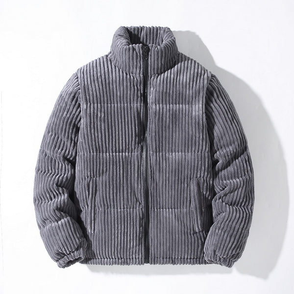 Chaqueta Gruesa Acolchada de Pana para Hombre - Image 6