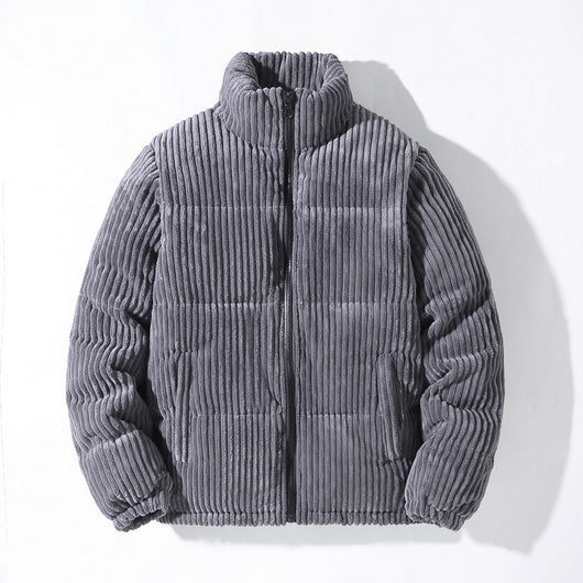 Chaqueta Gruesa Acolchada de Pana para Hombre - Image 6