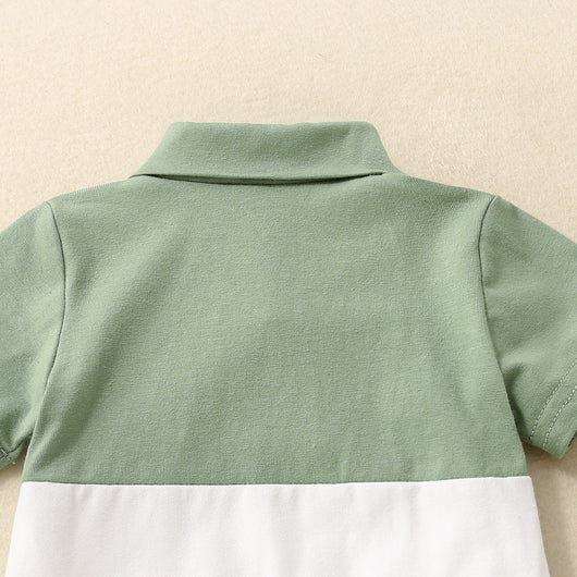Enterizo Infantil de Cuello Abierto y Manga Corta con Diseño Tridimensional - Image 10