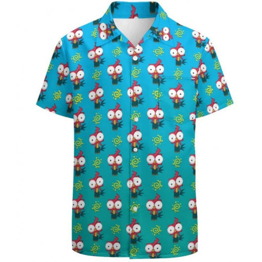 Camisa Casual Talla Grande Hombre Verano con Estampado Digital 3D Manga Corta - Image 14