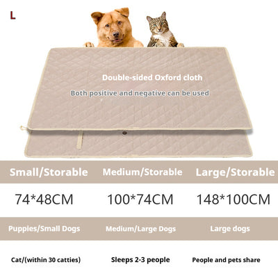 Colchoneta Portátil para Mascotas - Cuatro Estaciones con Almacenamiento - Image 15