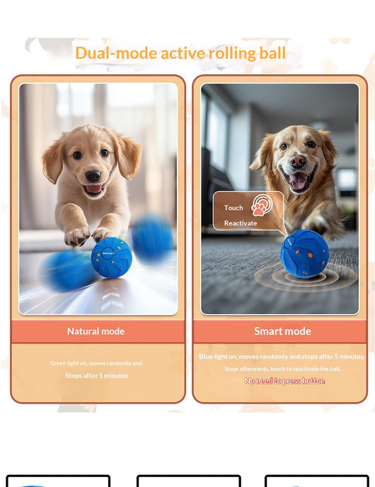 Pelota Interactiva Inteligente Resistente al Agua para Perros - Juguete Antiaburrimiento con Tecnología Eléctrica - Image 15
