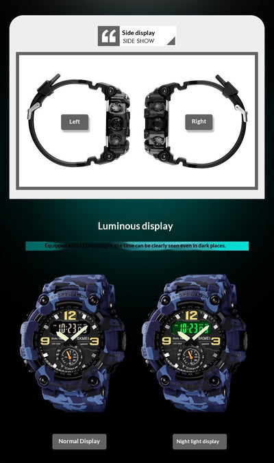 Reloj Deportivo Digital Resistente para Hombre con Pantalla Grande y Sincronización Electrónica - Image 12