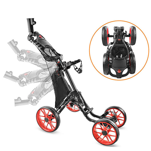 Carrito de Golf Plegable con 4 Ruedas - Transporte Fácil - Image 8