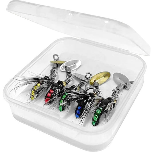 Set de 5 Anzuelos Magnéticos para Pesca con Lentejuelas Giratorias - Image 6