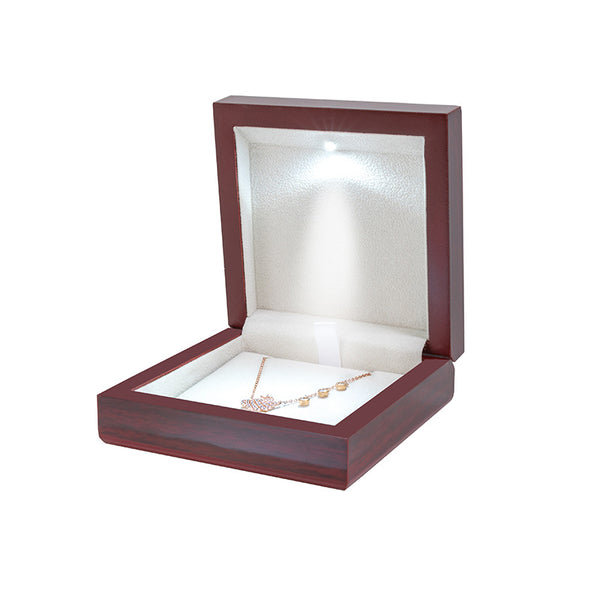 Caja de Almacenamiento de Madera Maciza para Decoración