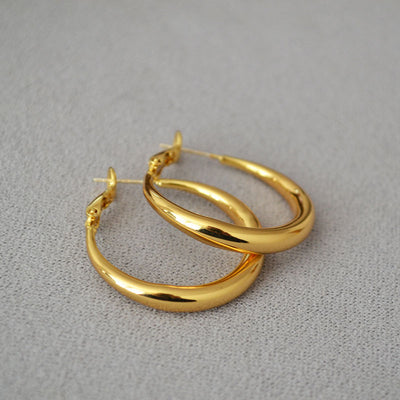Aretes Argollas Redondas Diseño Clásico Plata 925 Elegancia Minimalista - Image 8