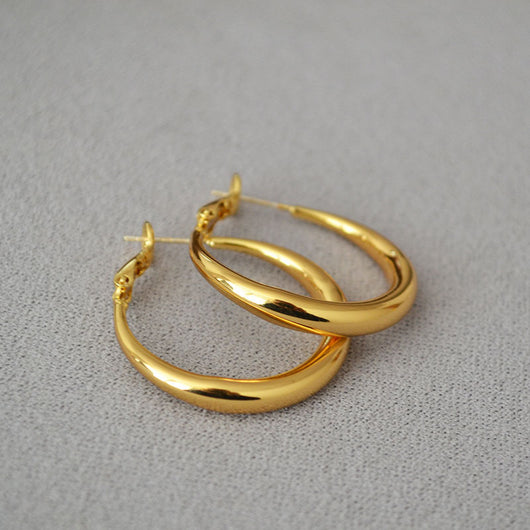 Aretes Argollas Redondas Diseño Clásico Plata 925 Elegancia Minimalista - Image 8