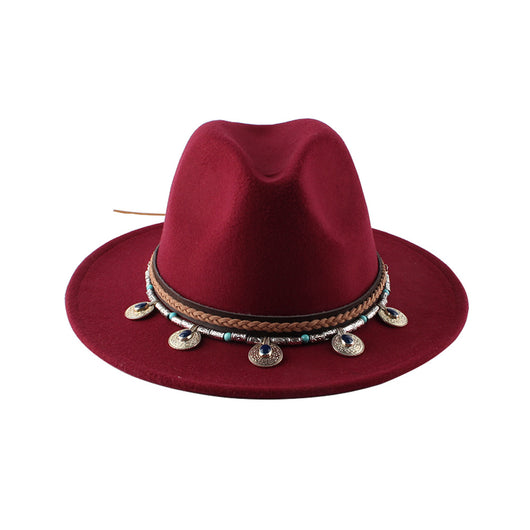 Sombrero Jazz Retro Inglés de Fieltro para Otoño e Invierno - Image 9