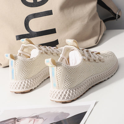 Zapatillas Deportivas Tejidas Volantes para Mujer - Comodidad y Estilo en Movimiento - Image 5