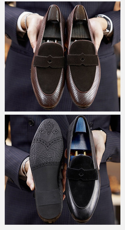 Zapatos de Cuero Ejecutivos Bajos Transpirables para Hombre - Image 7