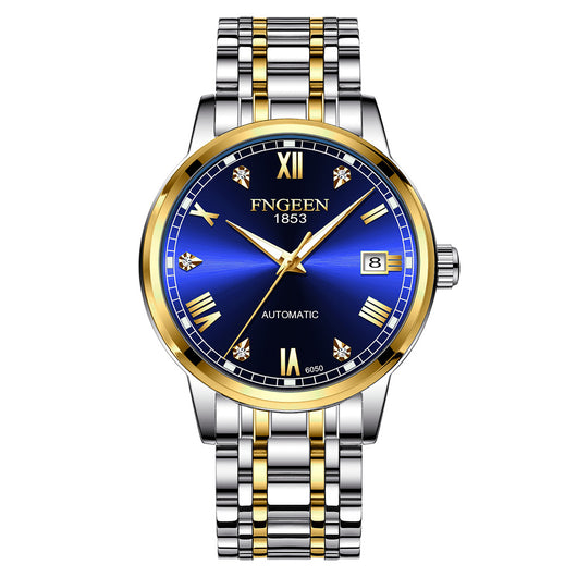 Reloj Automático de Acero Inoxidable Estilo Cinturón Ejecutivo Impermeable con Luminiscencia - Image 3