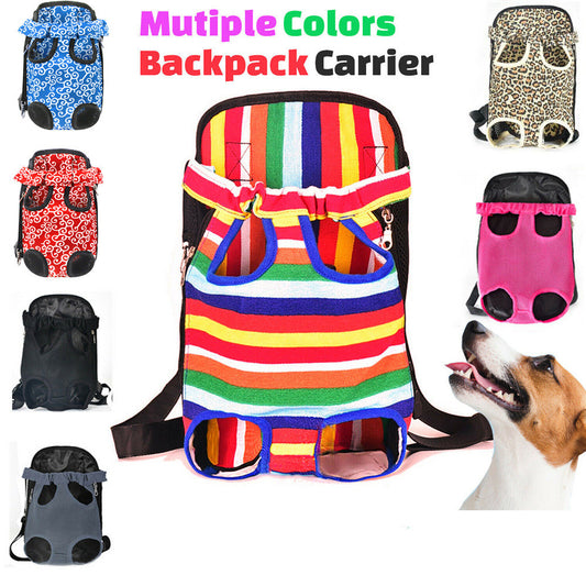 Mochila Transportadora de Mascotas Respirable - Diseño Canvas Portátil