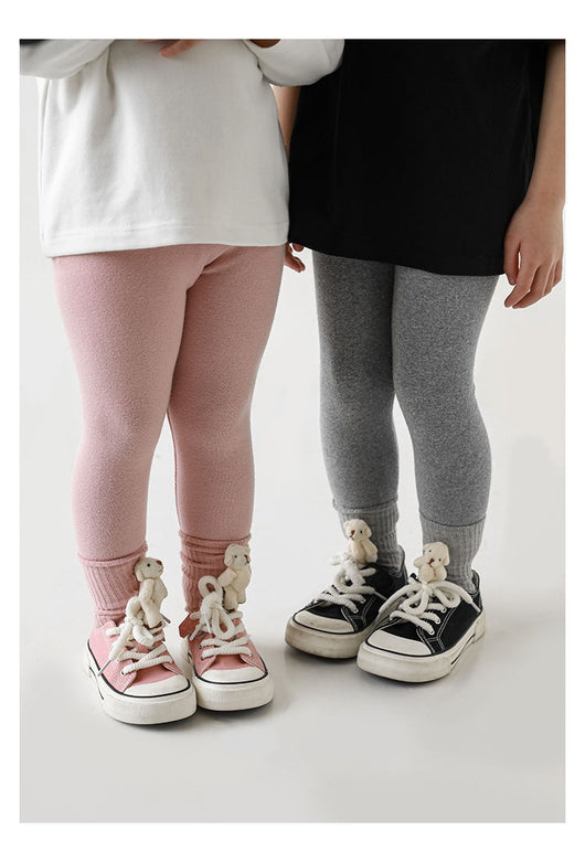 Leggings Elásticos para Niña - Versátiles para Exteriores y Uso Diario - Image 25
