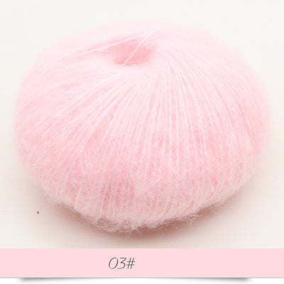 Suéter y chal de mohair para bebé con detalle de tejido - Image 35