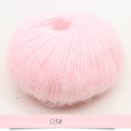 Suéter y chal de mohair para bebé con detalle de tejido - Image 35