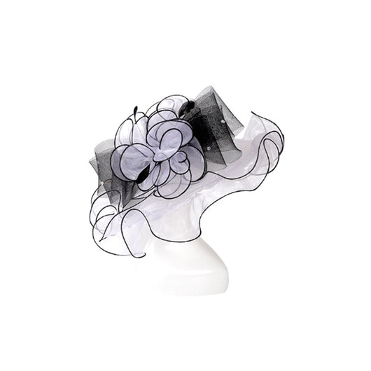 Sombrero de Ala Ancha en Organza - Elegancia y Protección - Image 7