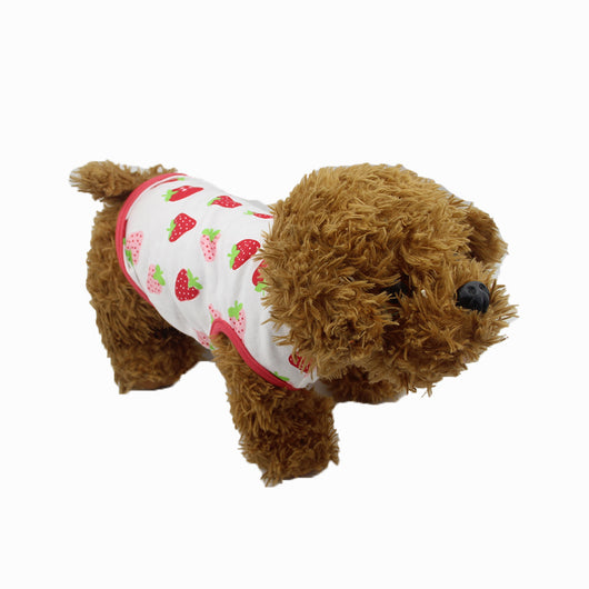 Chaleco Fino de Algodón Estampado para Mascotas - Colores Pastel Primavera Verano - Image 3