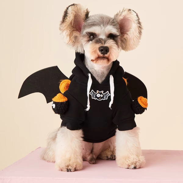 Sudadera con Capucha Schnauzer Bichón Extraíble - Alas Desmontables