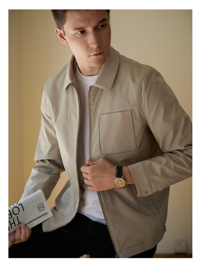 Chaqueta Casual con Cuello de Solapa y Forro Polar Térmico - Image 13