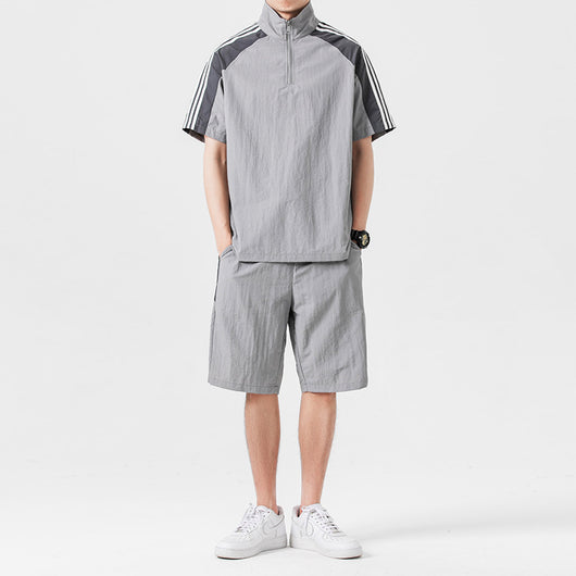 Shorts Deportivos Retro Estilo Japonés para Ocio