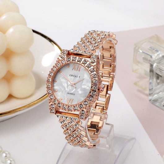 Reloj de Cuarzo con Pulsera de Mariposa y Cristales Zircón - Image 13
