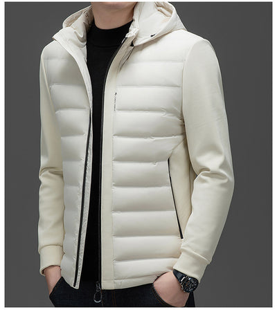 Chaqueta Acolchada de Plumón de Pato con Capucha - Image 10