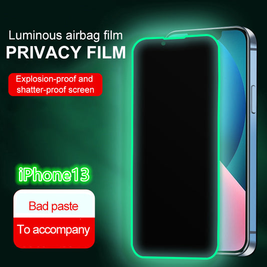 Protector de Privacidad Luminoso con Bolsa de Aire - Cobertura Total Templado