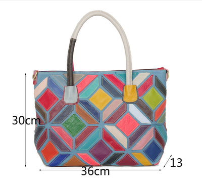 Bolso de Cuero Genuino Cosido a Mano - Image 17