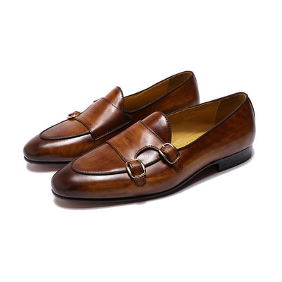 Zapatos de Cuero para Hombre con Doble Hebilla - Piel Genuina Premium - Image 21