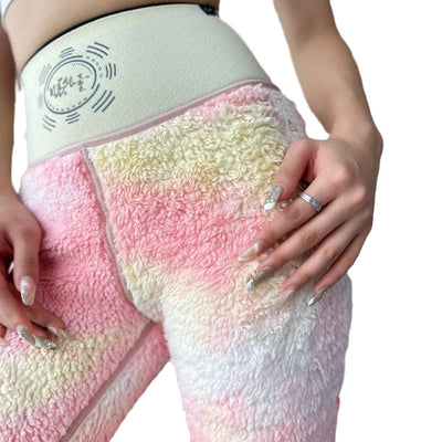 Pantalones Térmicos de Lana de Cordero Arcoíris para Pérdida de Peso - Image 5