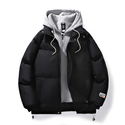 Abrigo de Invierno para Hombre con Capucha - Chaqueta de Algodón - Image 5