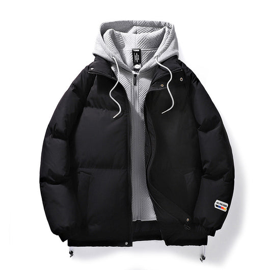 Abrigo de Invierno para Hombre con Capucha - Chaqueta de Algodón - Image 5