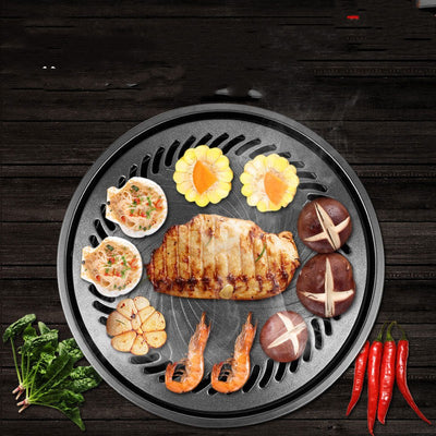 Horno Portátil de Carbón para Asados con Bandeja Antiadherente - Image 10