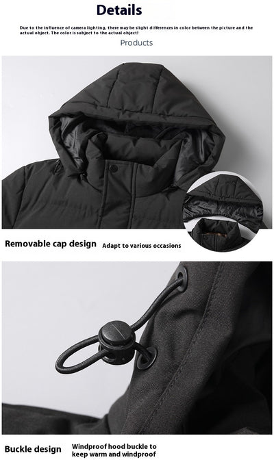 Abrigo Térmico Grueso Algodón Puro Talla Grande Hombre - Image 13