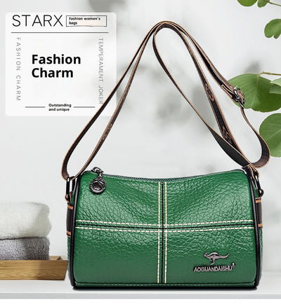 Bolso de Cuero Genuino para Mujer con Costuras Artesanales - Image 18