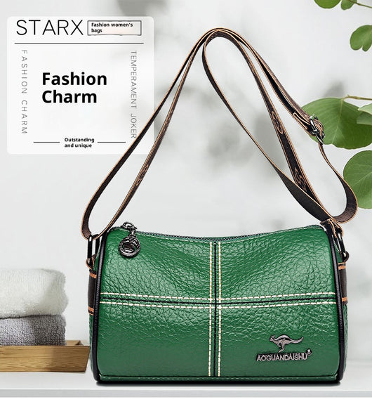 Bolso de Cuero Genuino para Mujer con Costuras Artesanales - Image 18