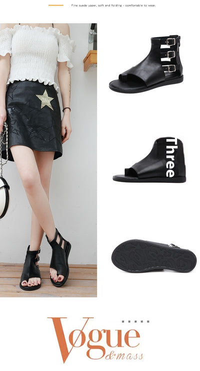 Sandalias Planas Cómodas con Anillo de Dedo para Mujer - Image 13