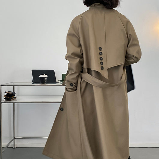 Abrigo Midi Versátil con Cintura Ajustable y Corte Slim - Image 4