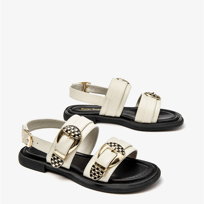 Sandalias Romanas de Cuero para Mujer - Cómodas y Elegantes - Image 5