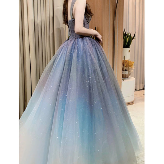 Vestido Azul Noche Estrellada para Mujer - Image 9