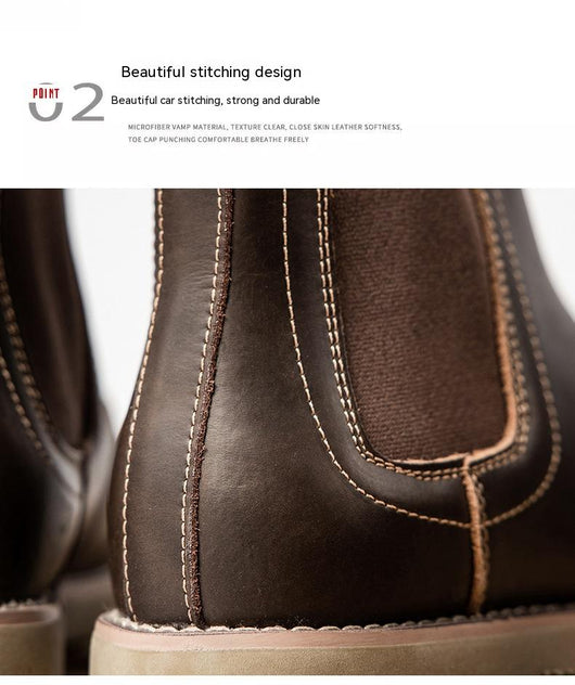 Botas Chelsea Dr Martens Estilo Británico Casual para Hombre - Image 12