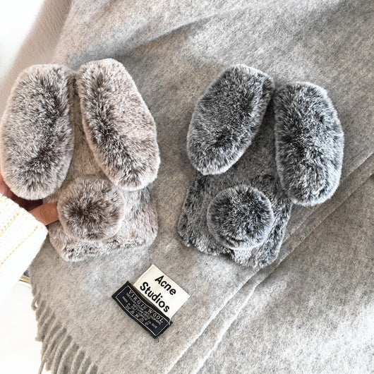 Funda de Celular de Felpa Conejo para Invierno - Image 10