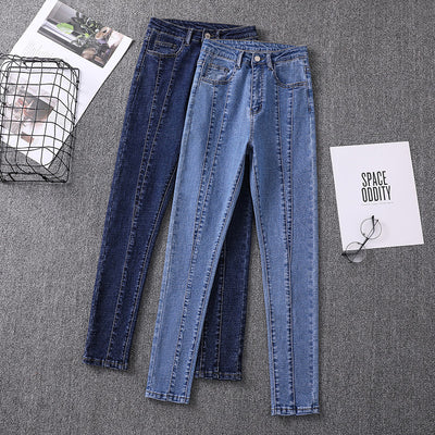 Pantalón Denim Slim Fit Mujer con Cintura Ajustada