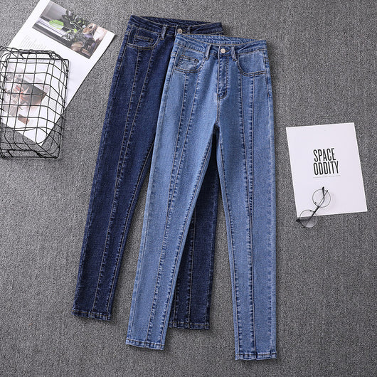 Pantalón Denim Slim Fit Mujer con Cintura Ajustada