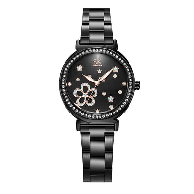 Reloj de Cuarzo para Mujer con Correa de Acero y Diamantes - Image 6