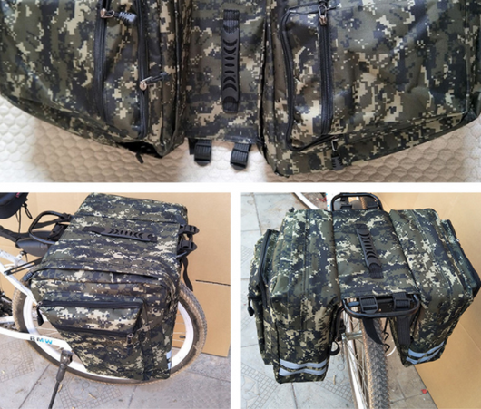 Bolsas Laterales Dobles para Bicicleta - Image 10