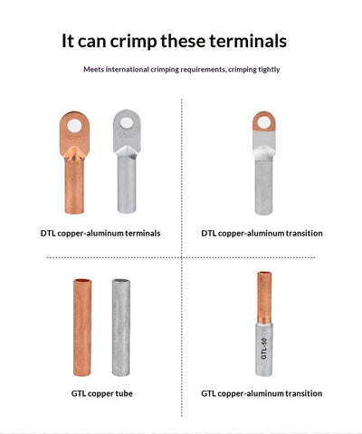 Prensa Hidráulica Portátil con Batería de Litio para Crimpar Cables - Image 11